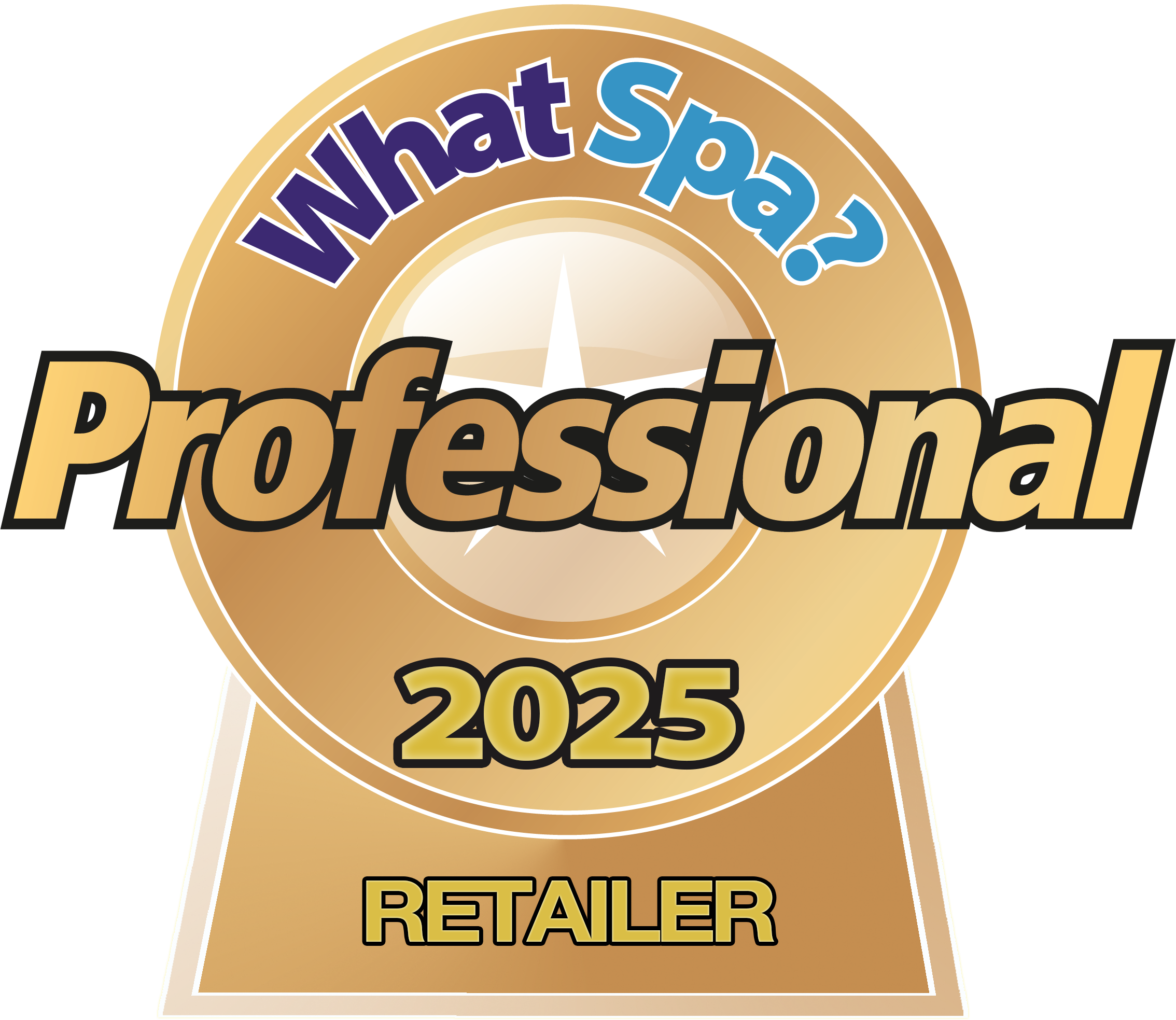 2025 WhatSpa Professional Retailer Logo