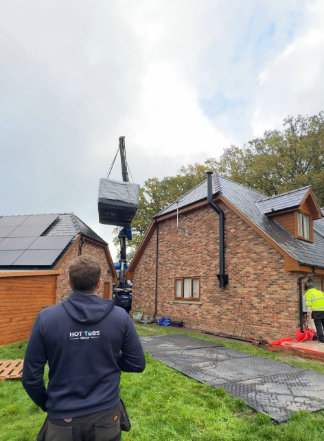 Hot Tubs Rock Onsite Installation